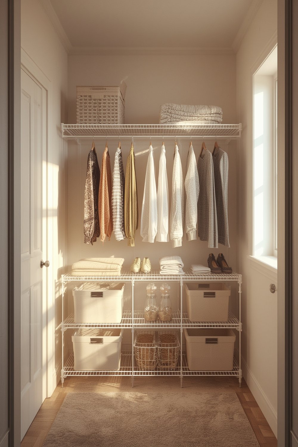 wire shelf product view